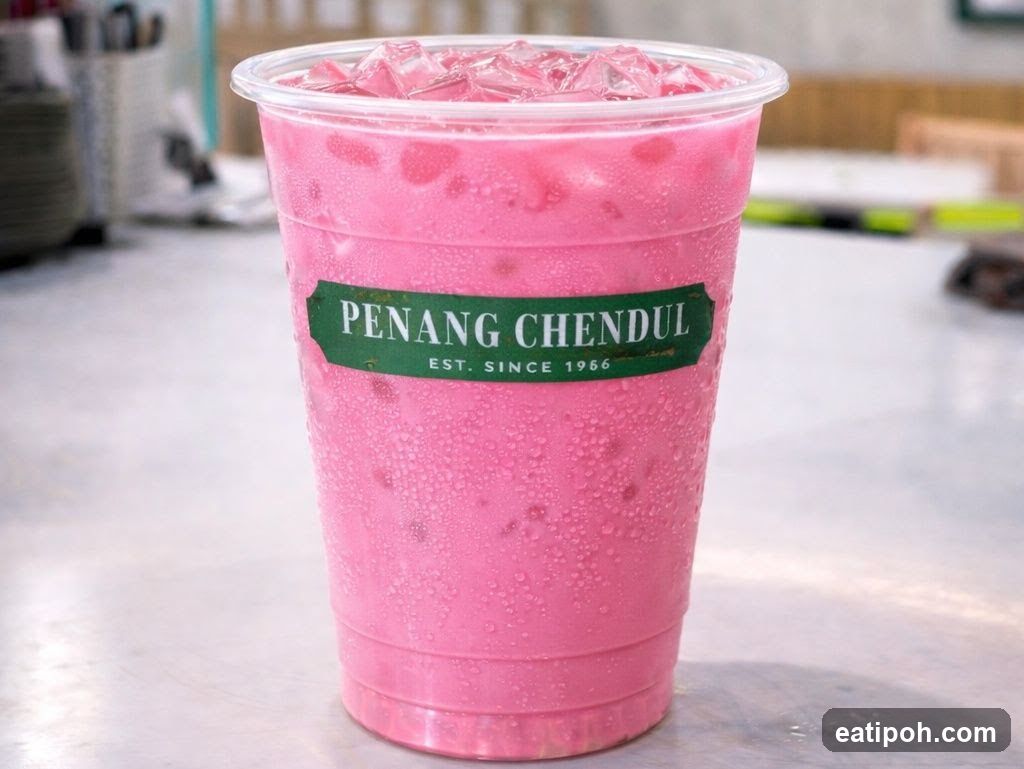 Pink Drink with Penang Chendul Logo