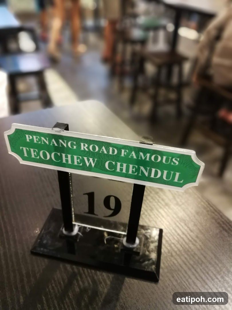 Table Number Sign