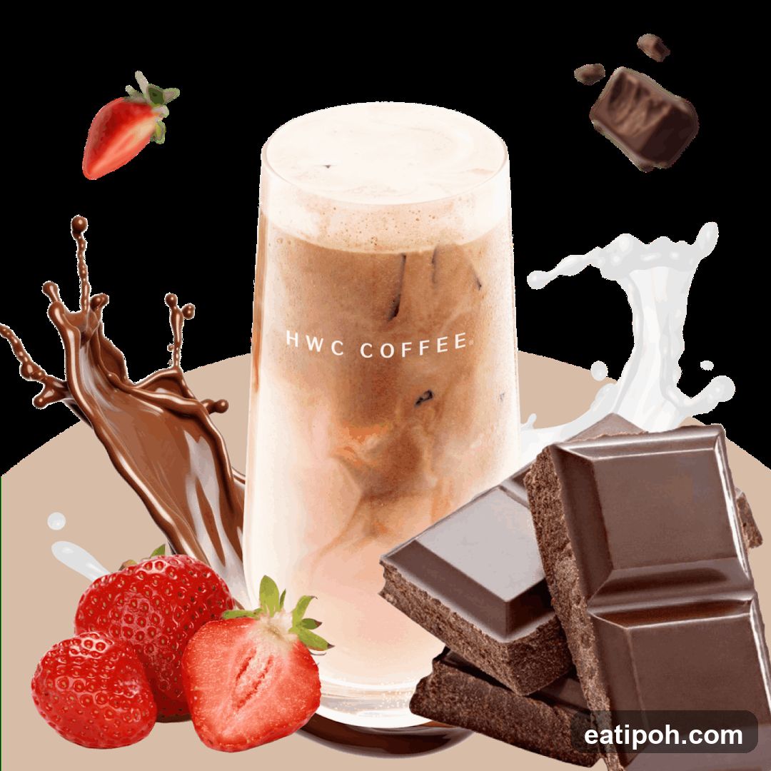 Chocolate Strawberry Coffee Drink