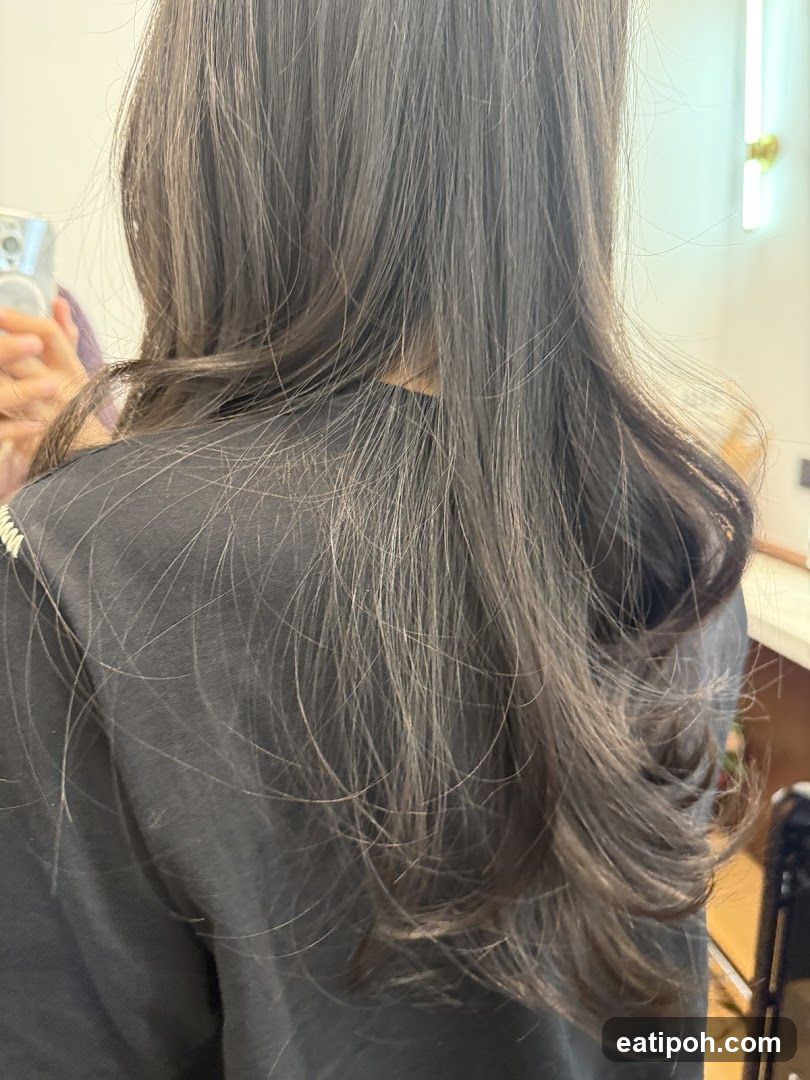 Hairdresser's client