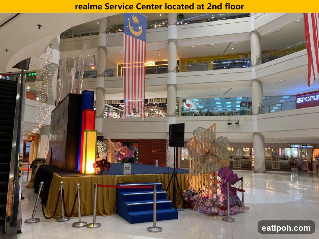 Mall Interior with Stage