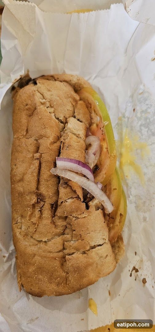 Sub Sandwich with Toppings