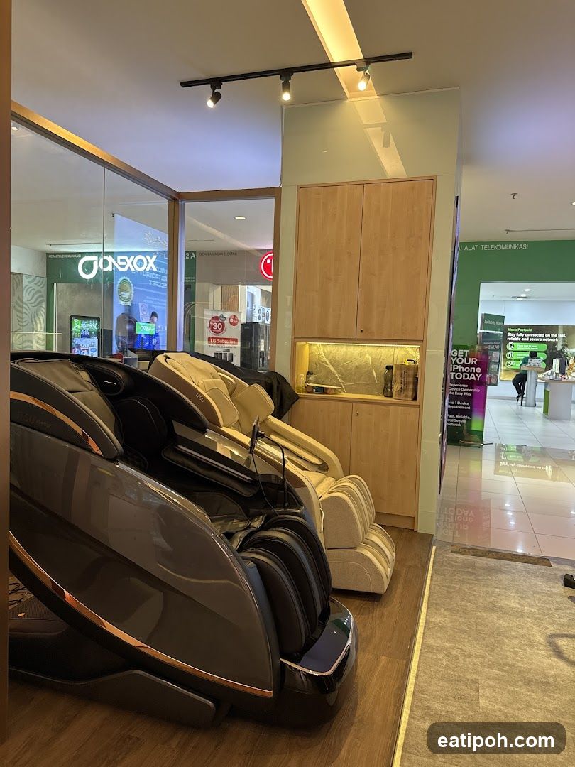 Massage Chairs Display