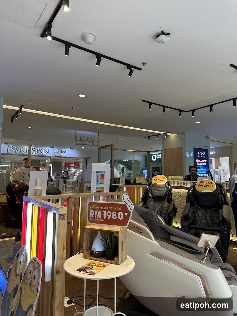 Massage Chairs Display