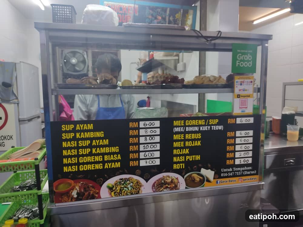 Food Stall Menu