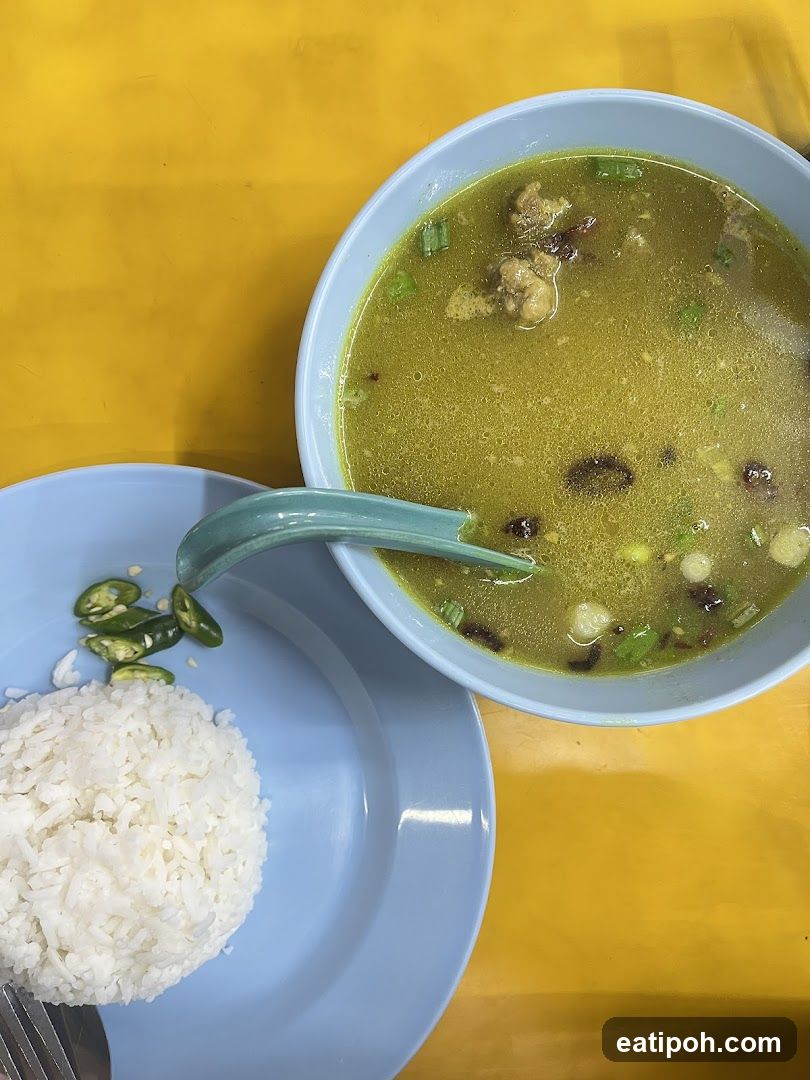 Soup with Rice and Chili