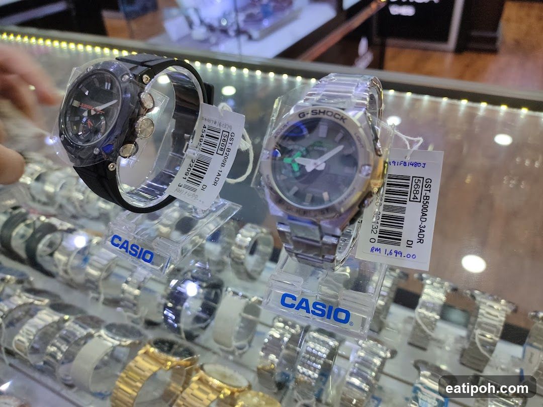 Watches on Display