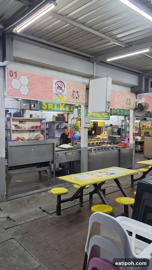 Food Stall with Seating Area