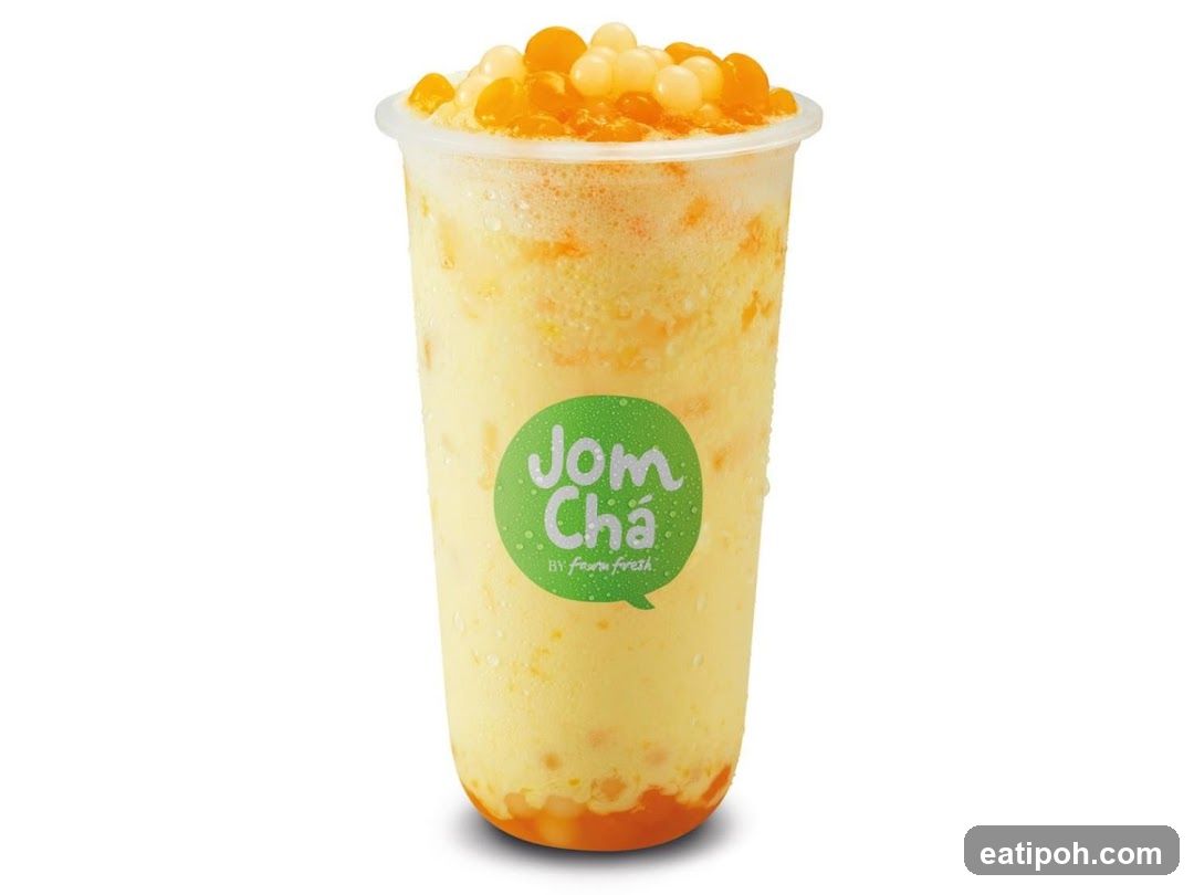 Mango Smoothie with Boba