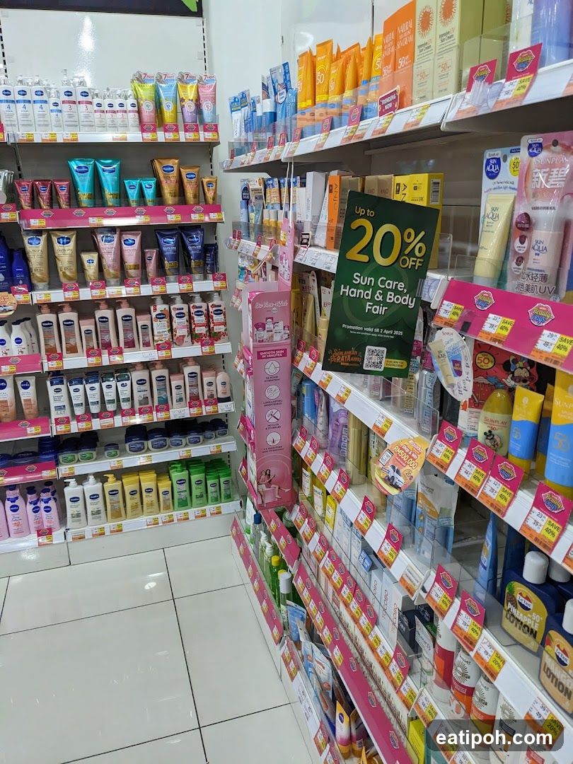 Health and Beauty Products Display
