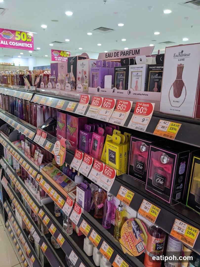 Cosmetics and Perfume Display