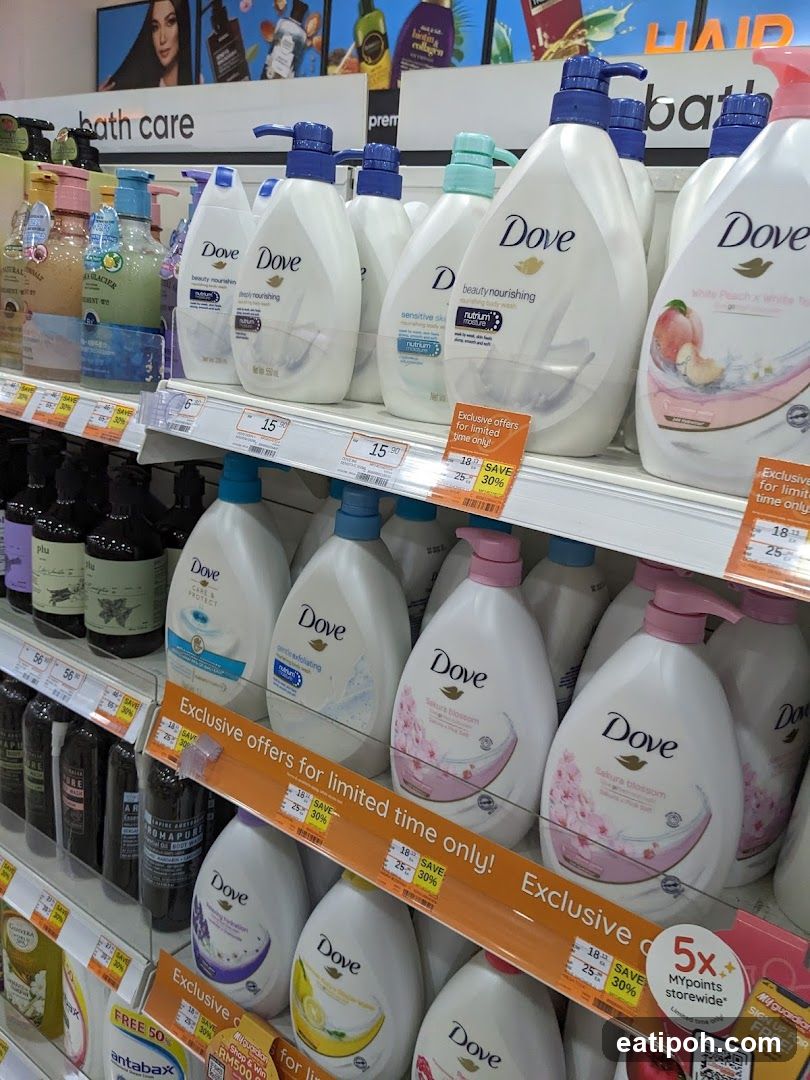 Dove Body Wash Display