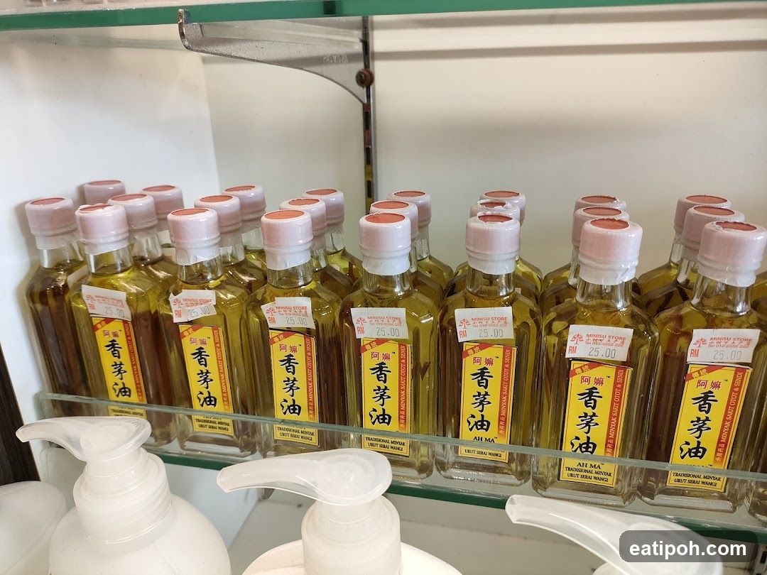 Bottles of Traditional Oil