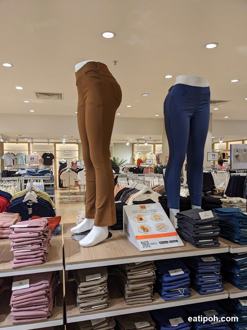 Mannequins Displaying Pants in a Clothing Store