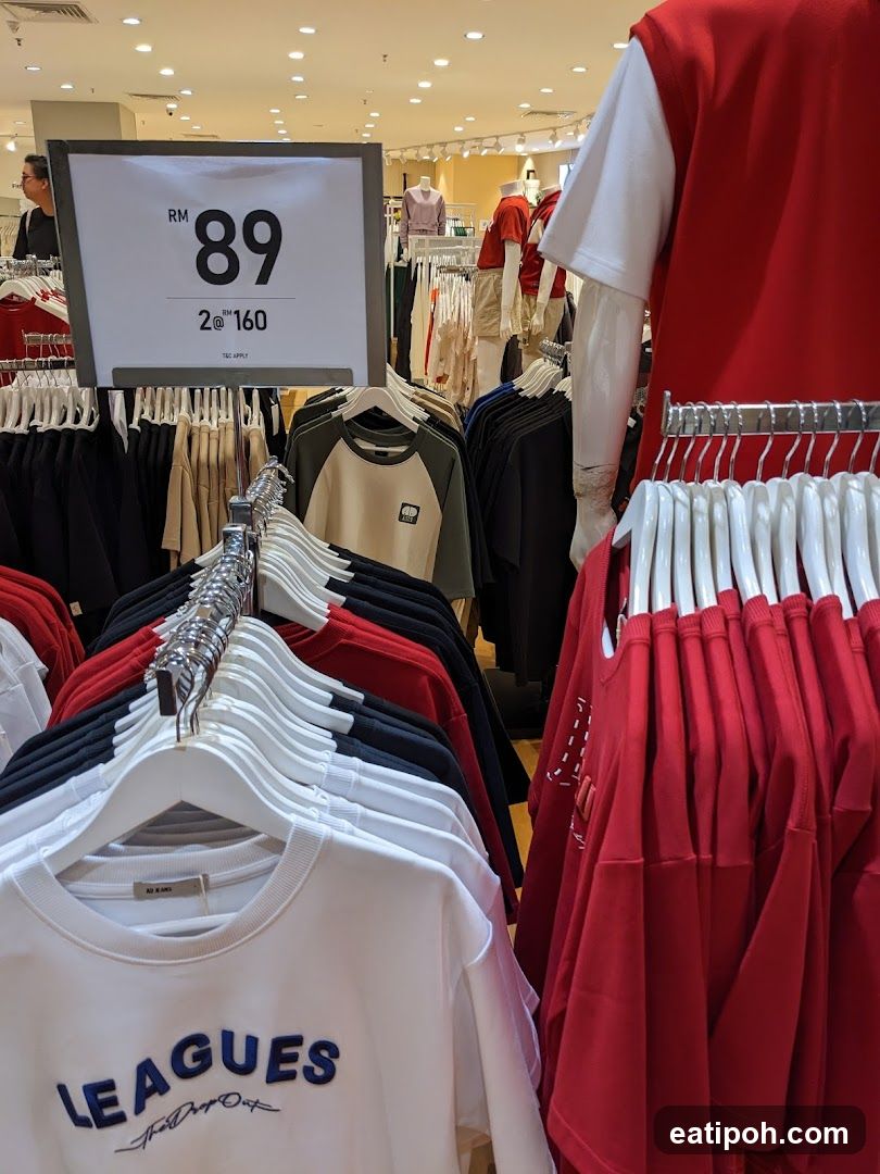 Clothing Sale Display