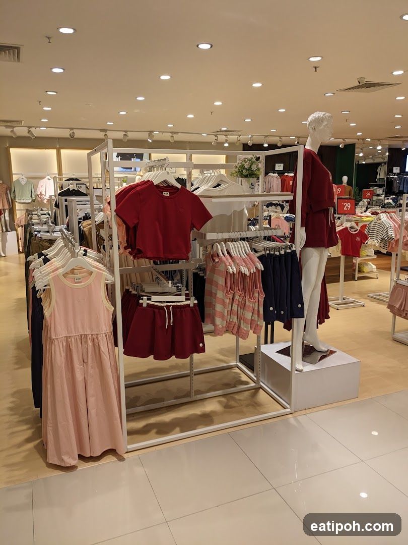 Children's Clothing Display