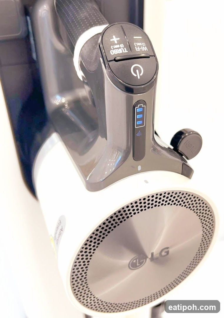 LG Vacuum Cleaner Controls