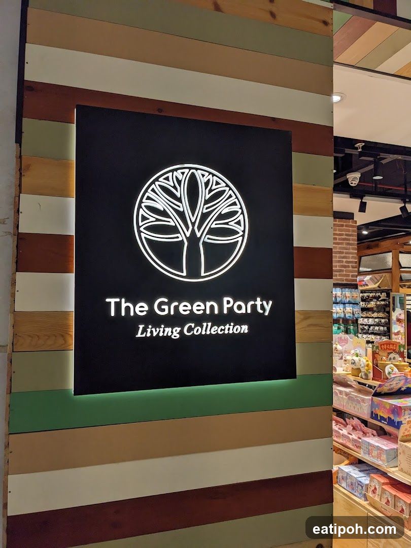 The Green Party Living Collection Sign