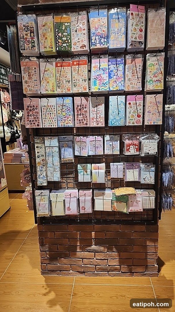 Sticker and Stationery Display