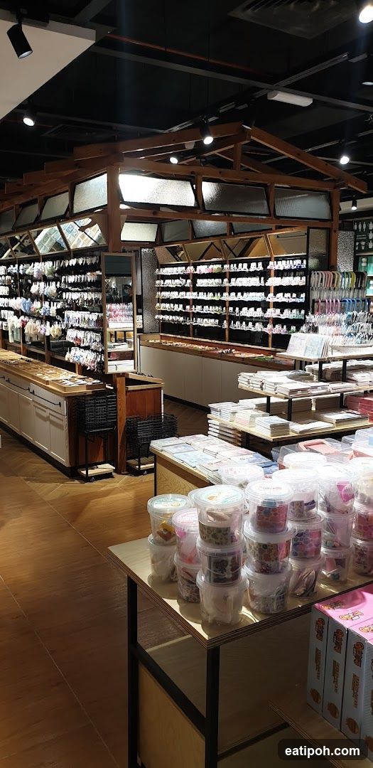 Store Interior with Display Shelves