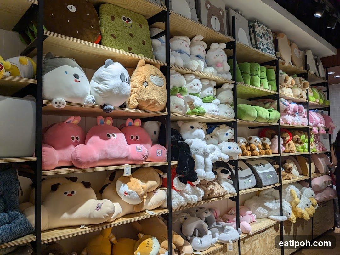 Plush Toys on Shelves