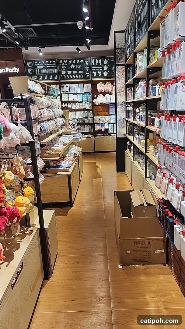 Store Interior with Merchandise