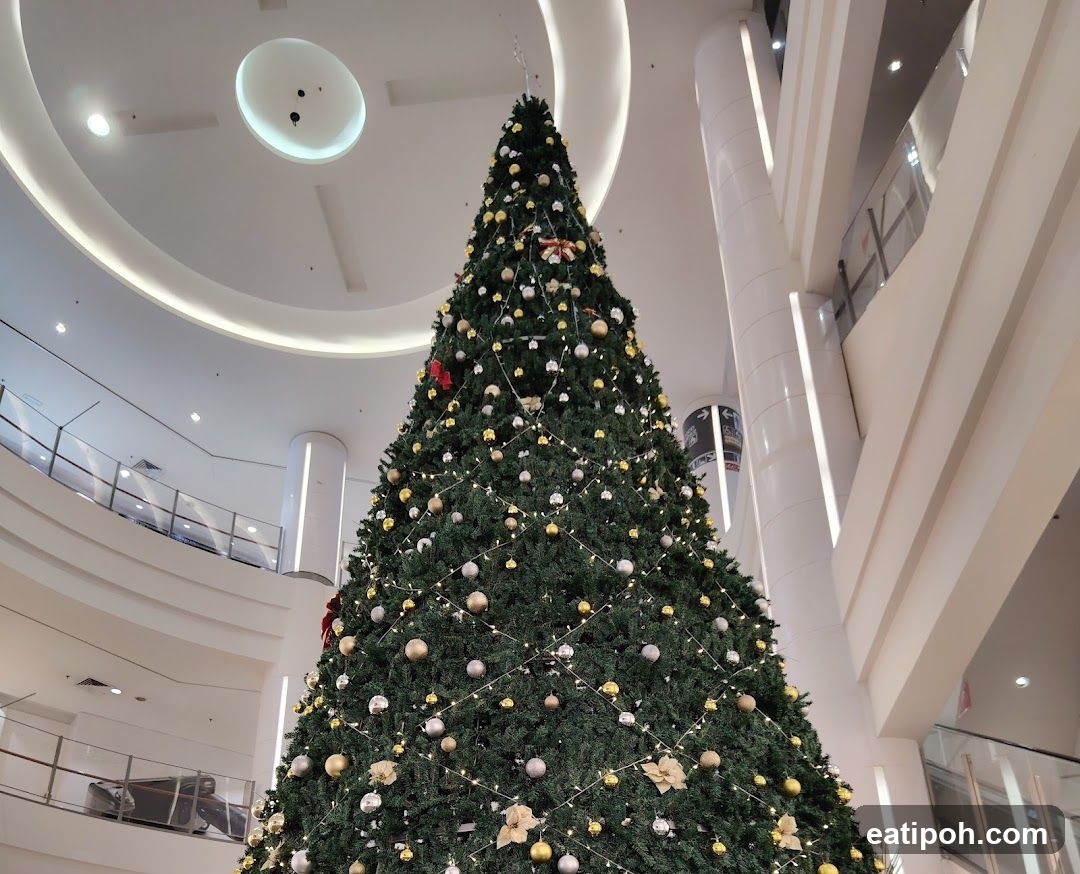 Decorated Christmas Tree in a Mall