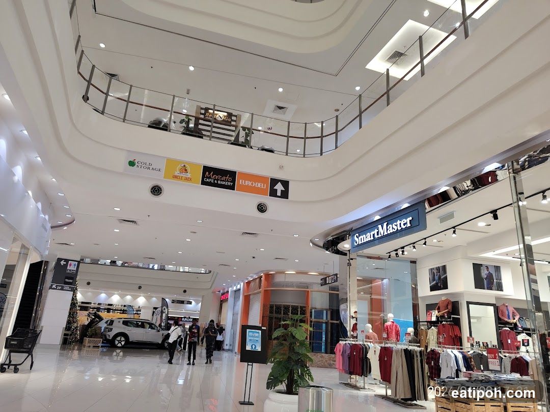 Mall Interior with Shops