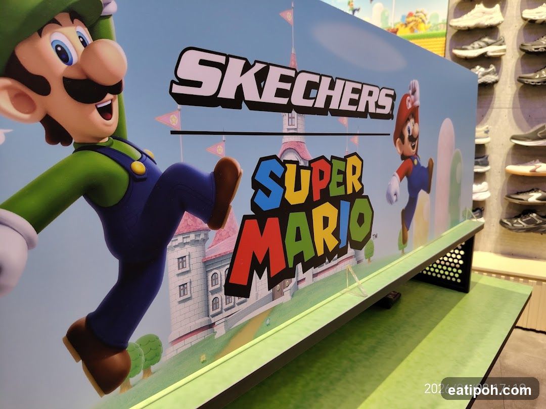 Skechers Super Mario Display
