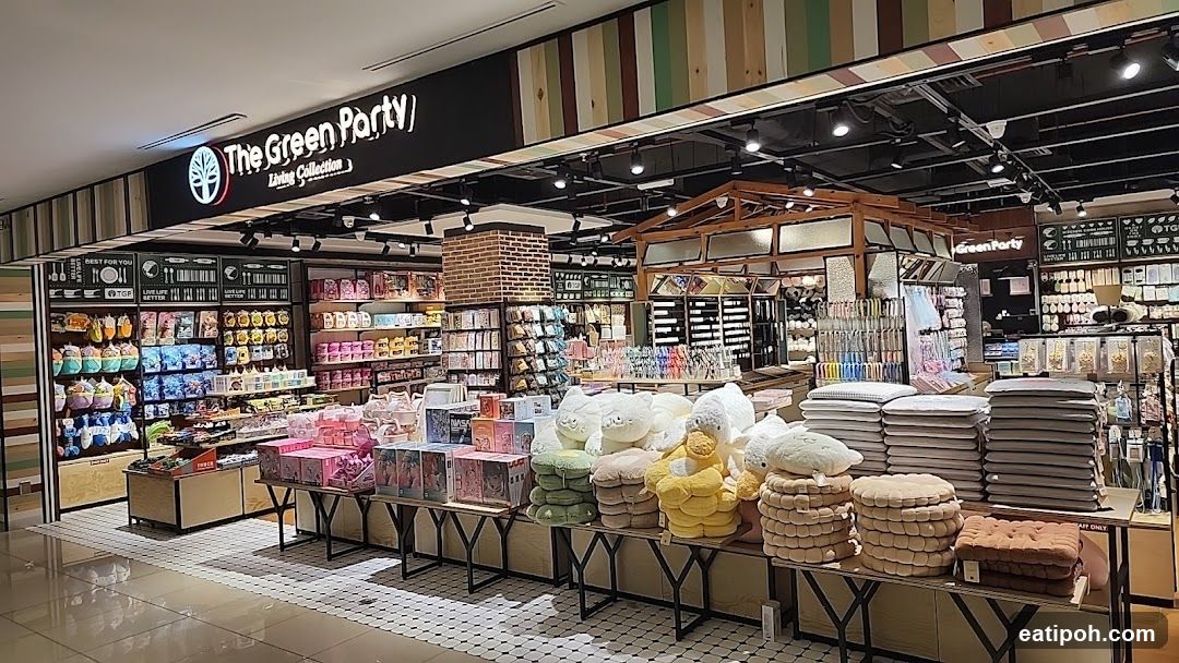 The Green Party Store Interior