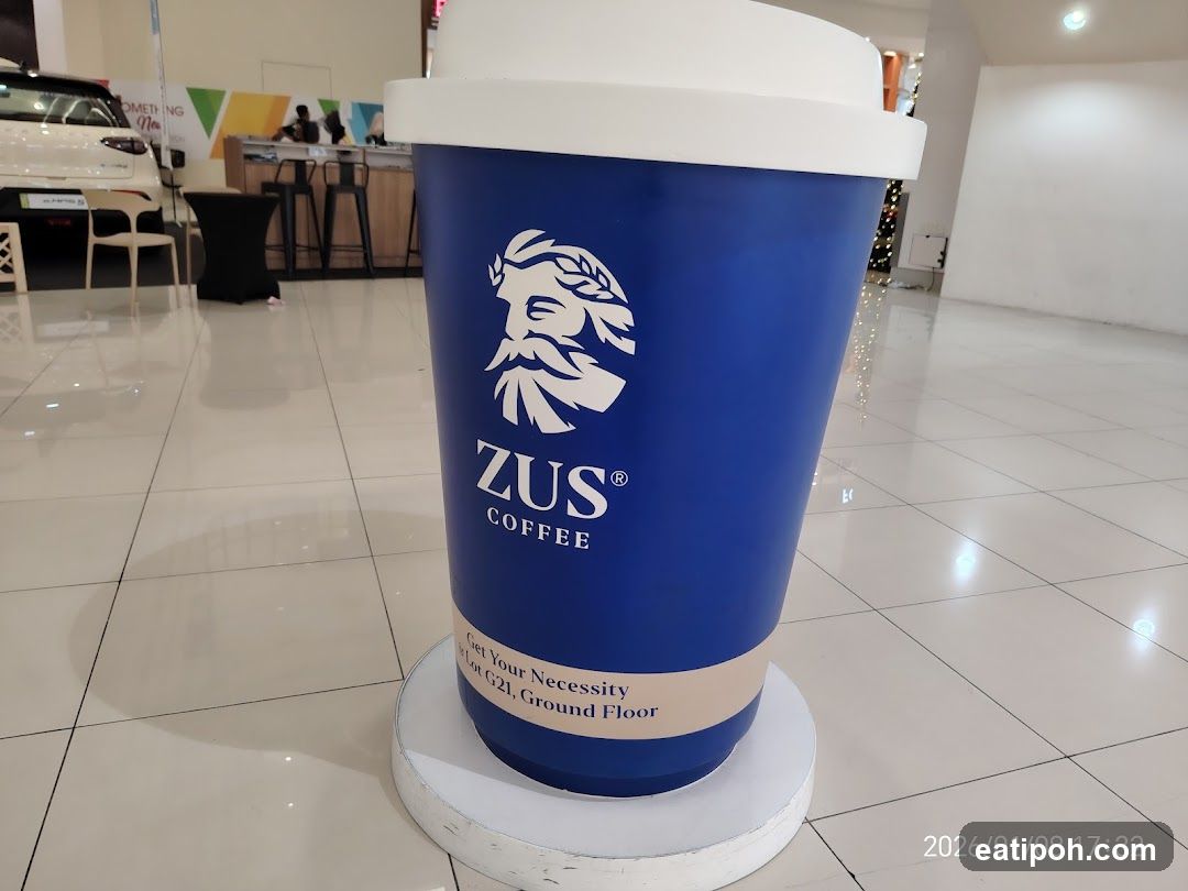 Giant Coffee Cup Display