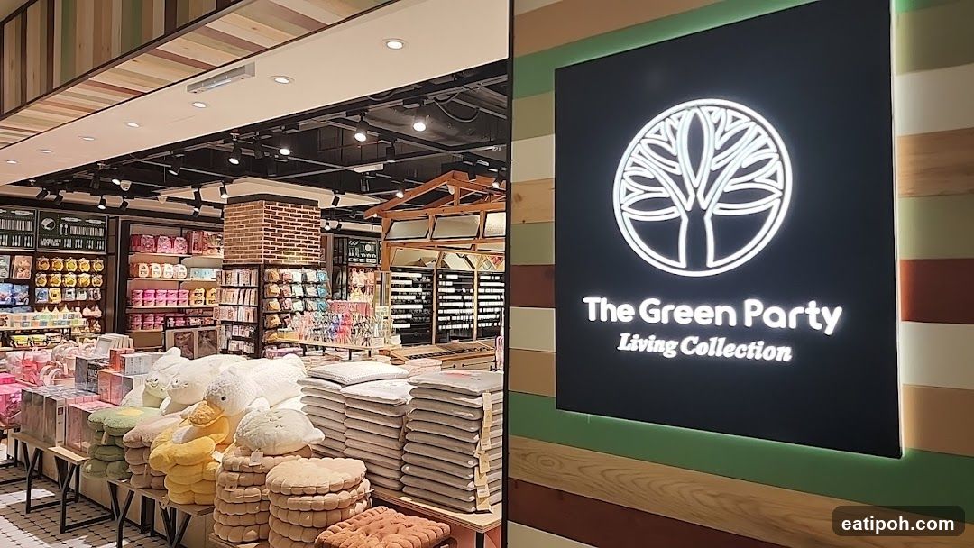 The Green Party Living Collection Store Interior
