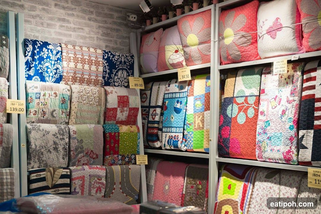 Quilts and Pillows Display