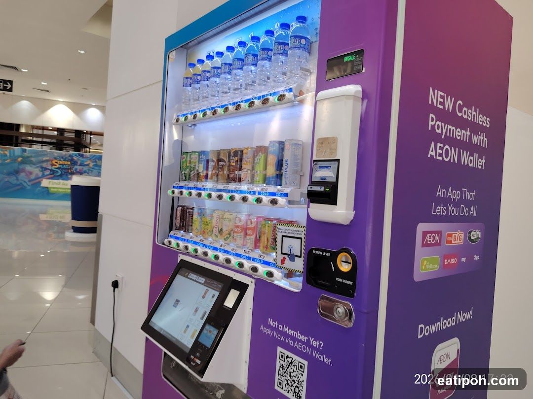 Vending Machine with AEON Wallet Payment