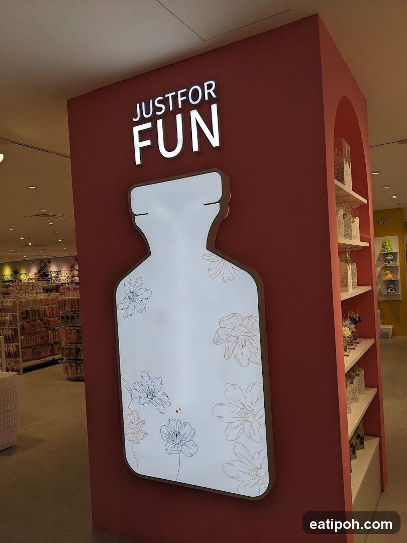 Store Interior with Signage
