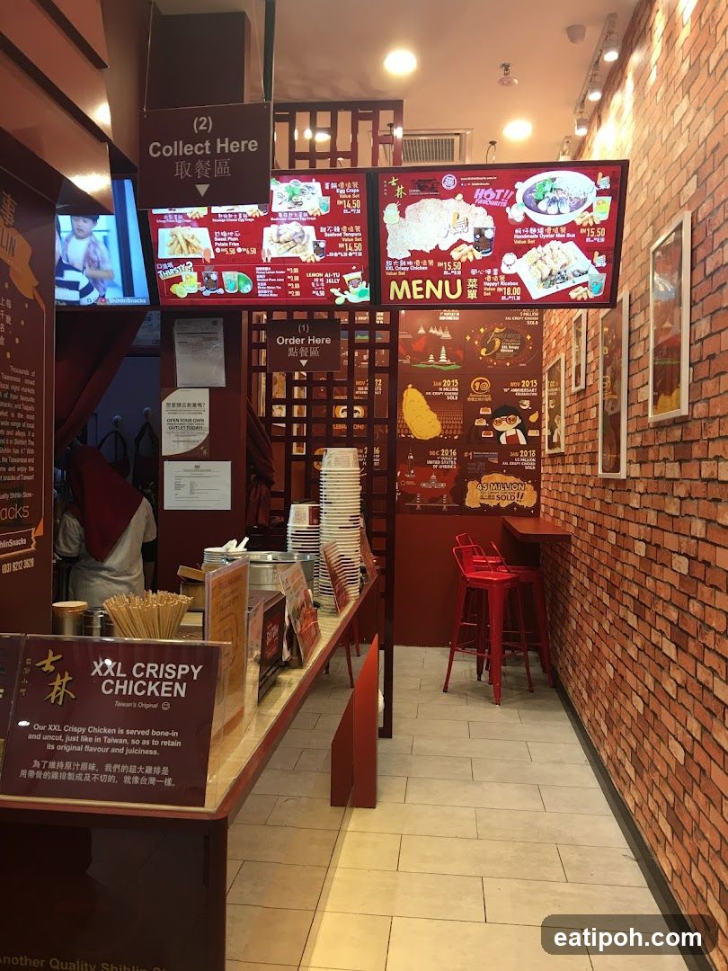 Restaurant Interior with Menu Boards