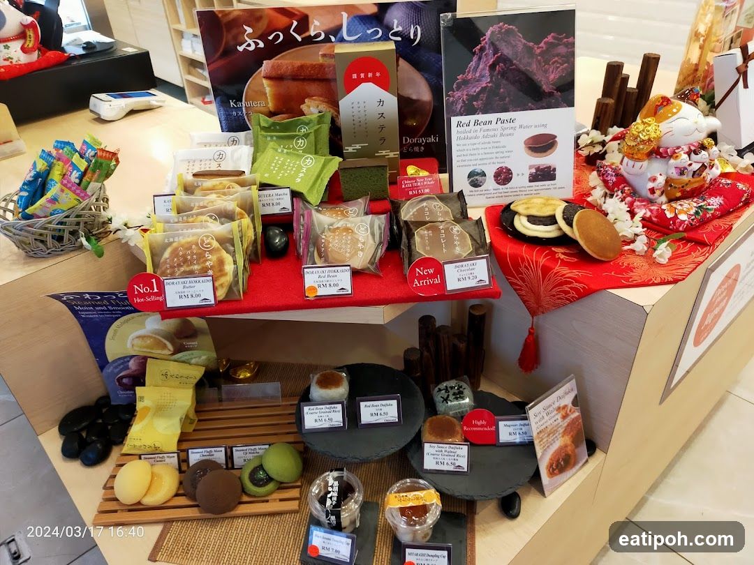 Japanese Desserts Display