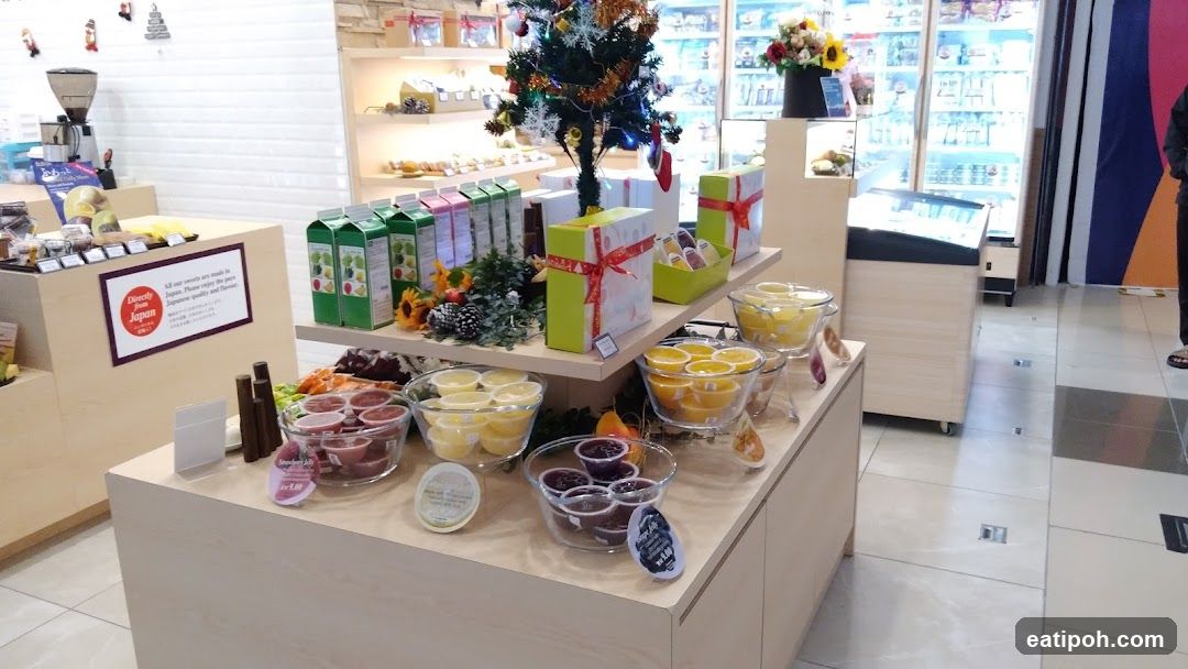 Dessert Display with Christmas Decorations