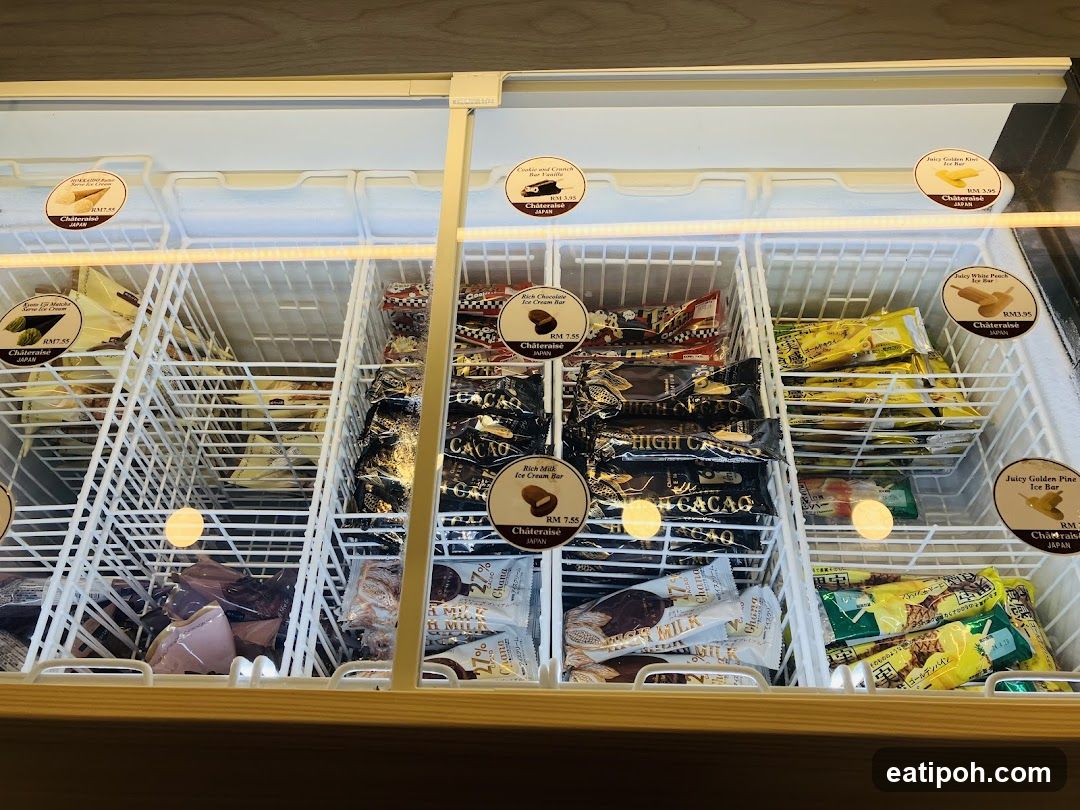 Ice Cream Freezer Display