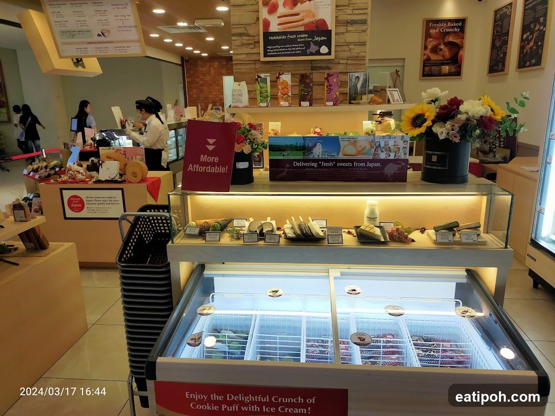 Bakery Interior with Display Cases