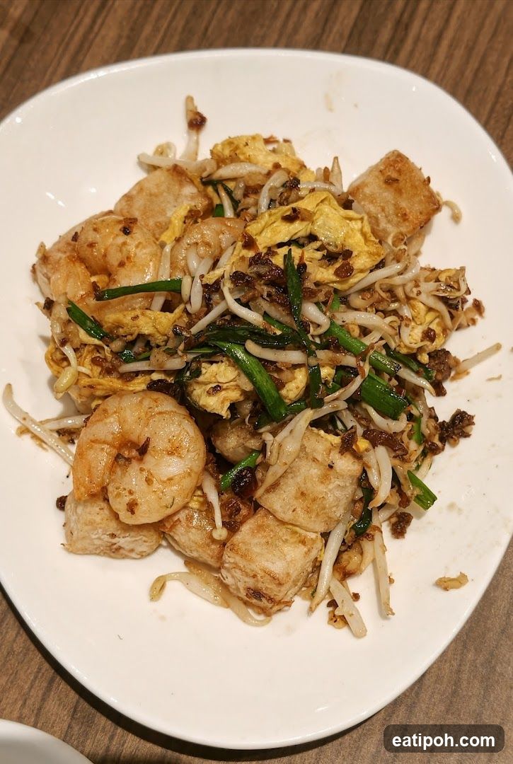 Fried Radish Cake with Shrimp