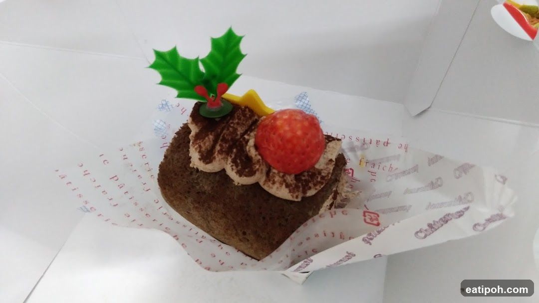 Christmas Cake Slice