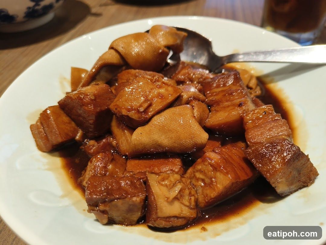 Braised Pork Belly with Tofu Skin