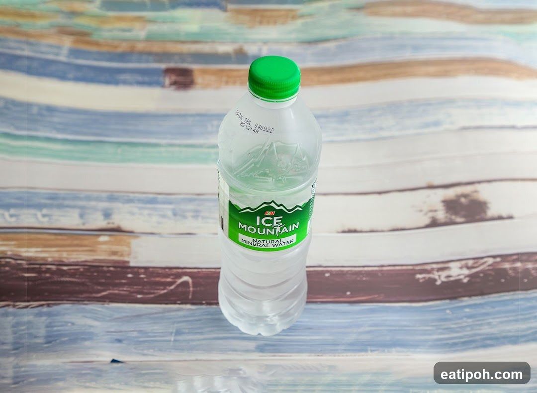 Bottle of Ice Mountain Natural Mineral Water