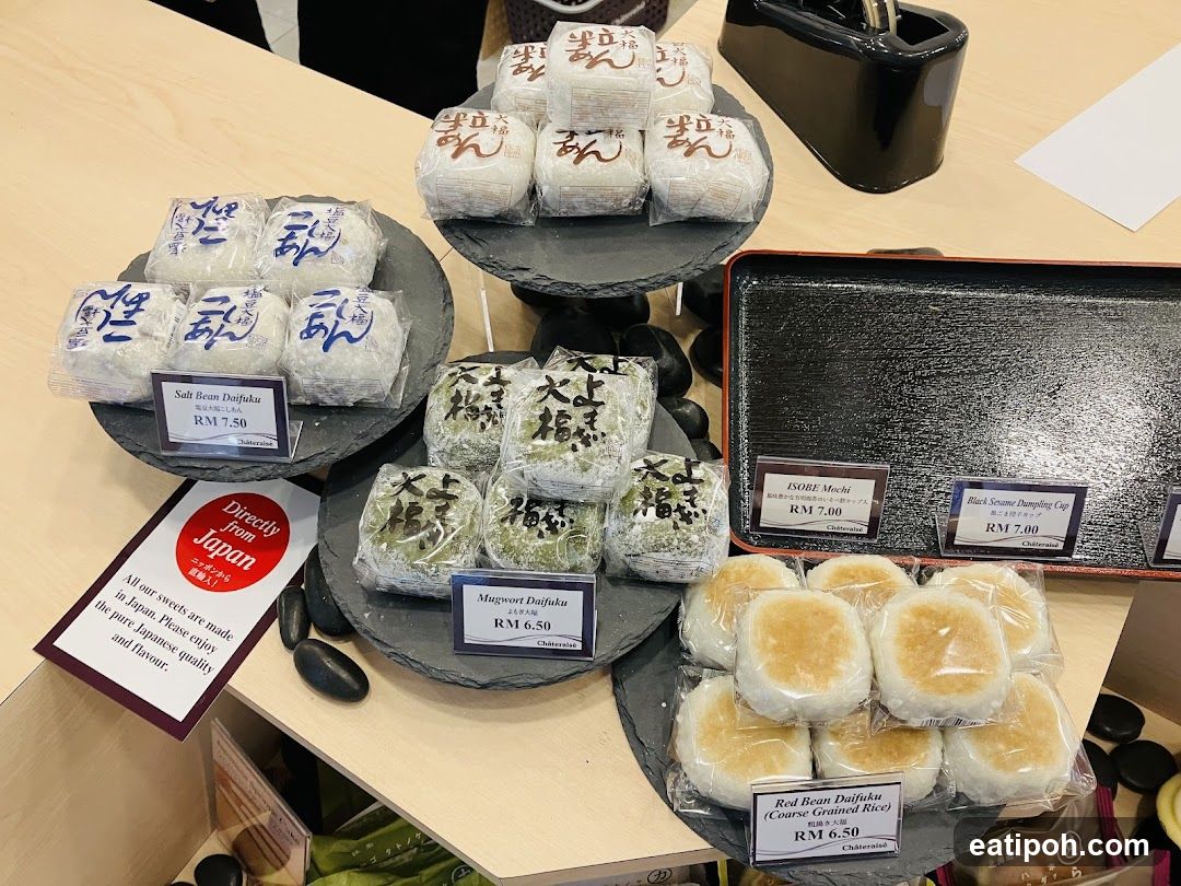 Japanese Sweets Display
