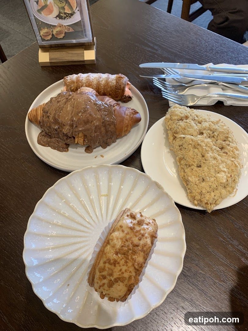 Pastries on Plates