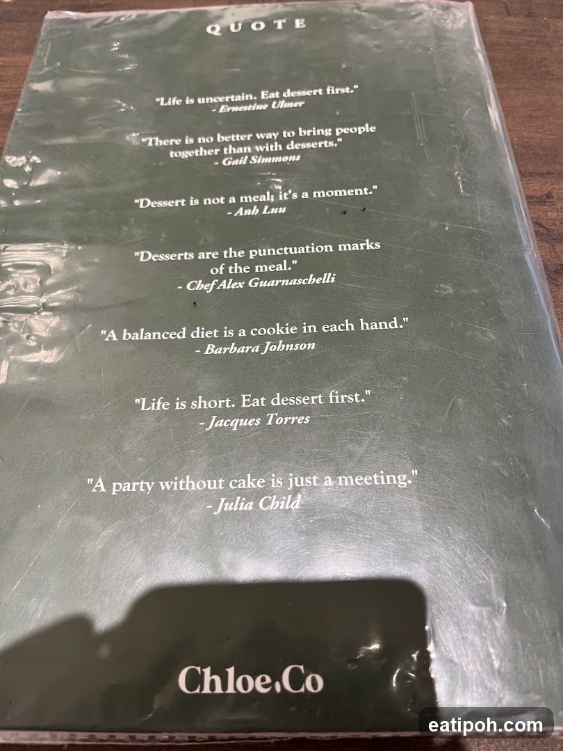 Dessert Quotes