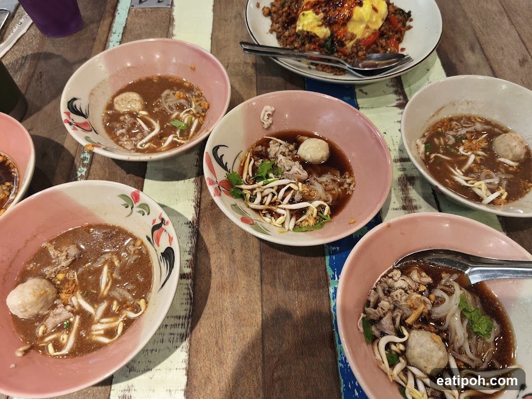Noodle Bowls and Omelette Rice