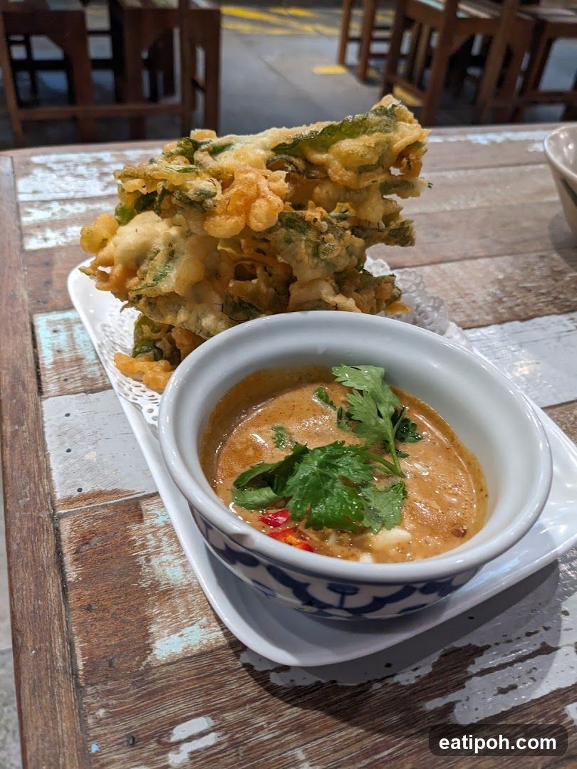 Fried Greens with Dipping Sauce
