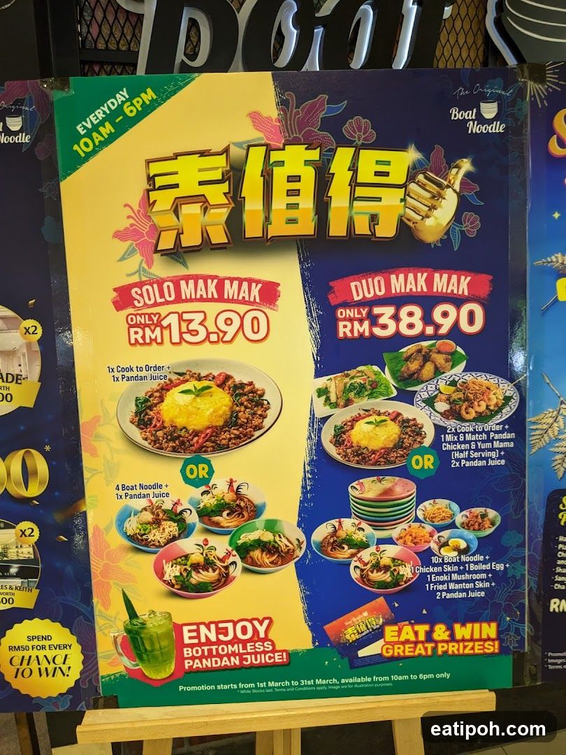 The Original Boat Noodle Promotion